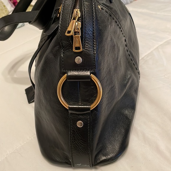 YSL Black Leather Tote - Picture 8 of 8